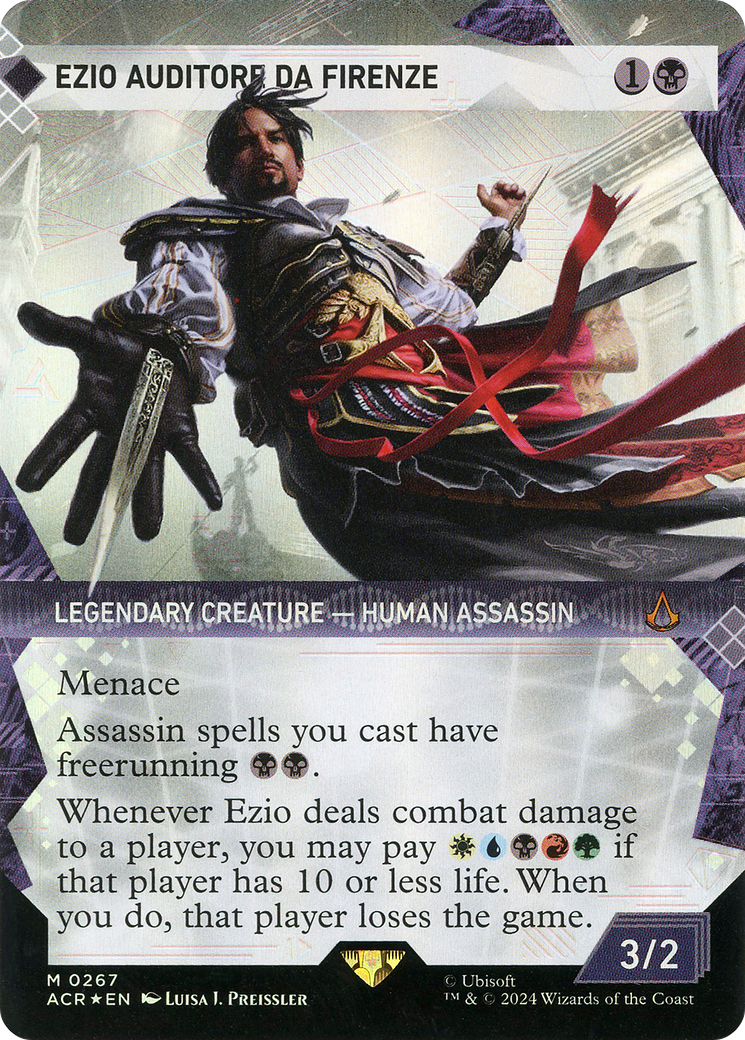 Ezio Auditore da Firenze (Showcase) (Textured Foil) [Assassin's Creed] | Grognard Games