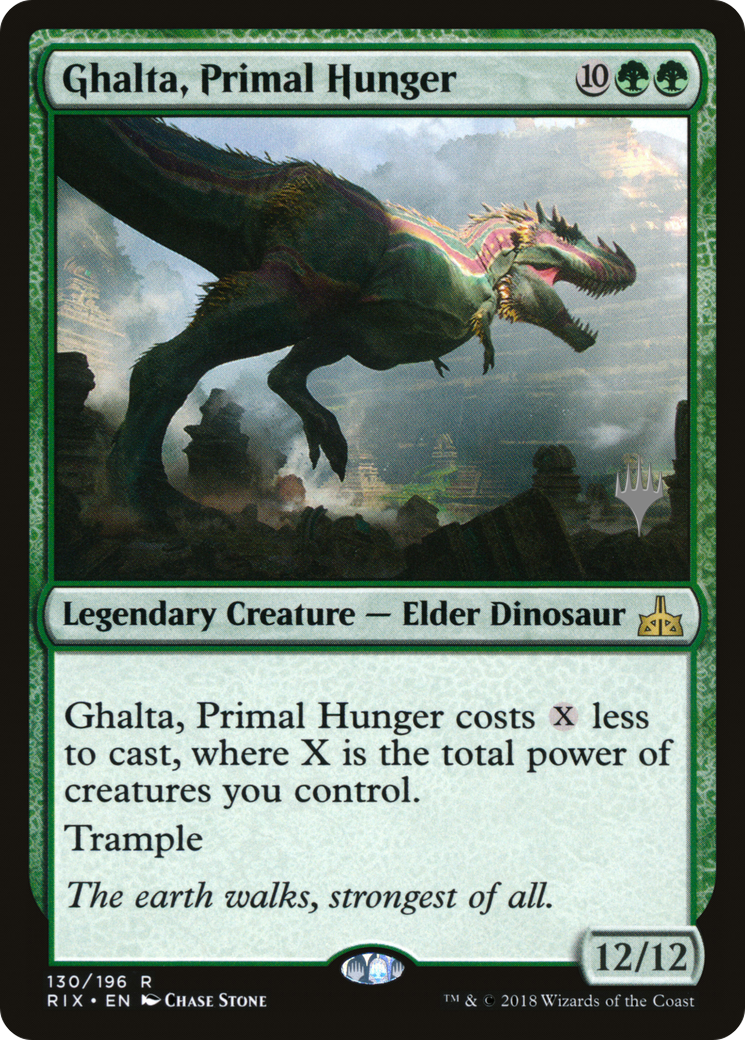 Ghalta, Primal Hunger (Promo Pack) [Rivals of Ixalan Promos] | Grognard Games