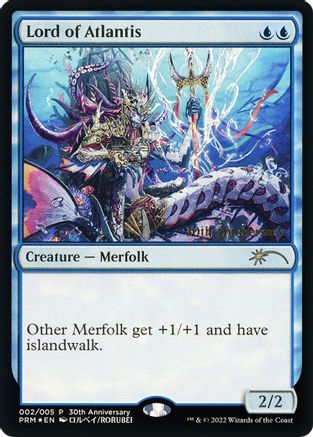 Lord of Atlantis (30A-P-002) - 30th Anniversary Promos Foil | Grognard Games