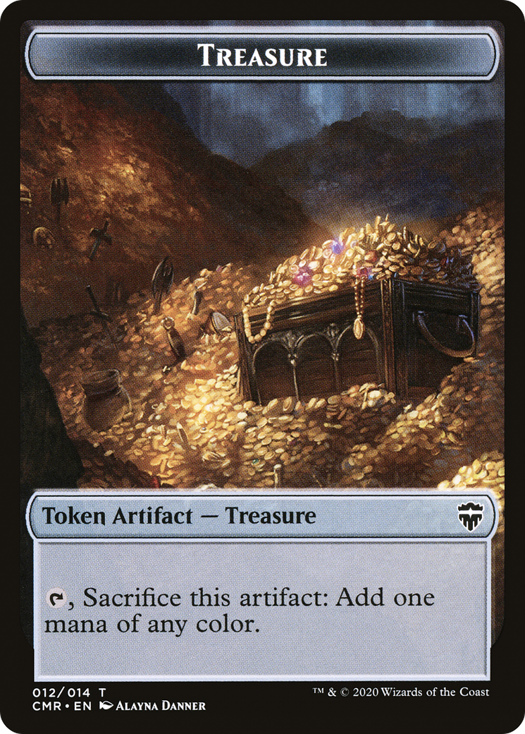 Treasure Token [Commander Legends Tokens] | Grognard Games
