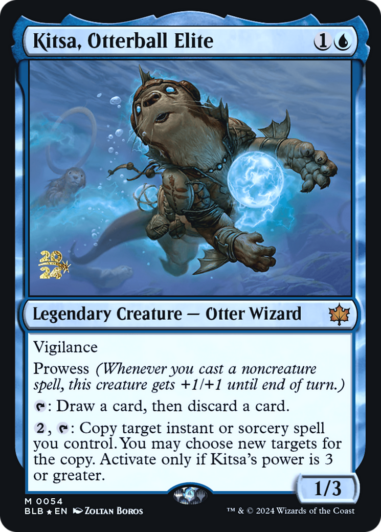Kitsa, Otterball Elite [Bloomburrow Prerelease Promos] | Grognard Games