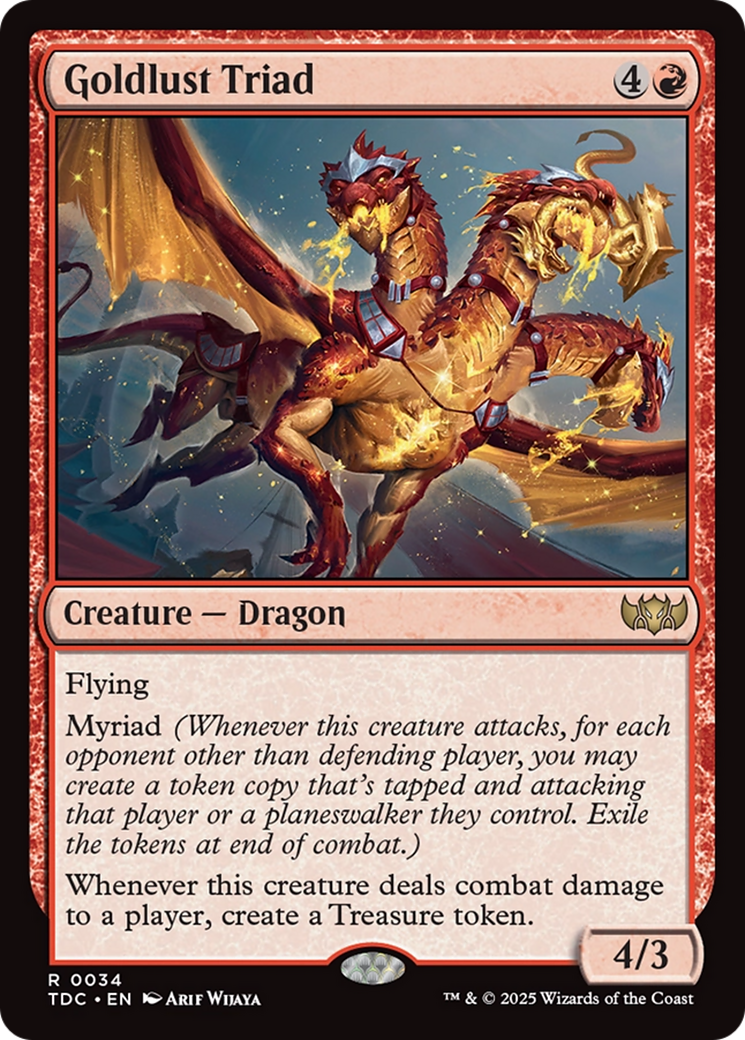 Goldlust Triad [Tarkir: Dragonstorm Commander] | Grognard Games