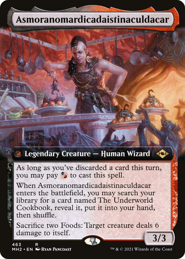Asmoranomardicadaistinaculdacar (Extended Art) [Modern Horizons 2] | Grognard Games