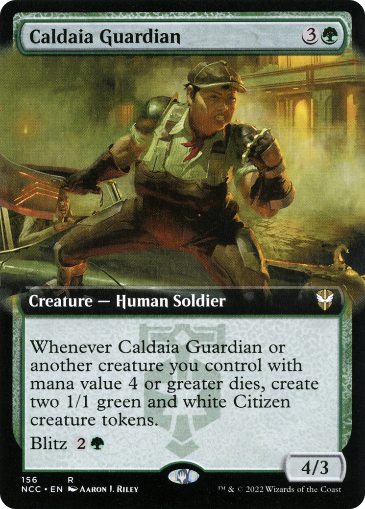 Caldaia Guardian (Extended Art) [Streets of New Capenna Commander] | Grognard Games