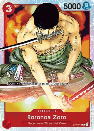 Roronoa Zoro (ST01-013) - Starter Deck 1: Straw Hat Crew Foil | Grognard Games