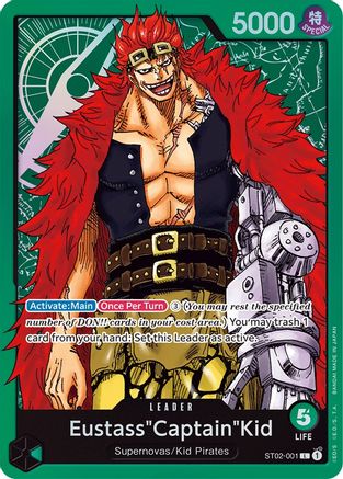 Eustass"Captain"Kid (001) (ST02-001) - Starter Deck 2: Worst Generation Foil | Grognard Games