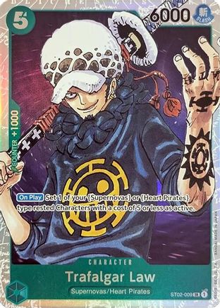 Trafalgar Law (ST02-009) - Starter Deck 2: Worst Generation Foil | Grognard Games