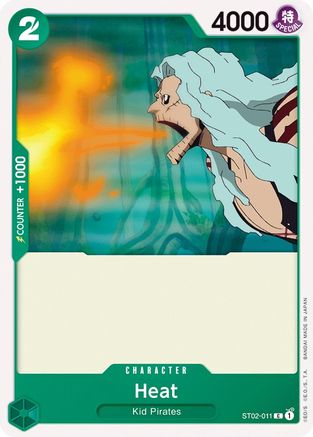 Heat (ST02-011) - Starter Deck 2: Worst Generation | Grognard Games