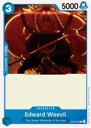 Edward Weevil (ST03-002) - Starter Deck 3: The Seven Warlords of The Sea | Grognard Games