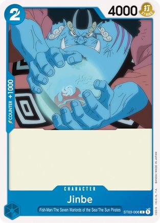 Jinbe (ST03-006) - Starter Deck 3: The Seven Warlords of The Sea | Grognard Games
