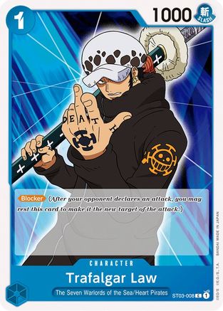 Trafalgar Law (ST03-008) - Starter Deck 3: The Seven Warlords of The Sea | Grognard Games