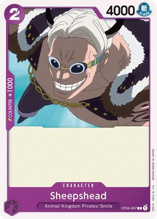 Sheepshead (ST04-007) - Starter Deck 4: Animal Kingdom Pirates | Grognard Games