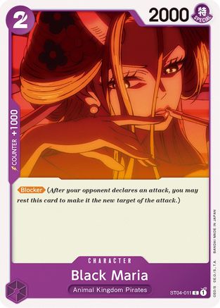 Black Maria (ST04-011) - Starter Deck 4: Animal Kingdom Pirates | Grognard Games