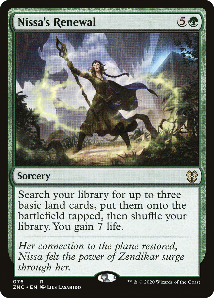 Nissa's Renewal [Zendikar Rising Commander] | Grognard Games