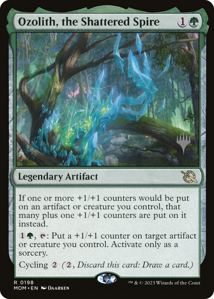 Ozolith, the Shattered Spire (Promo Pack) [March of the Machine Promos] | Grognard Games