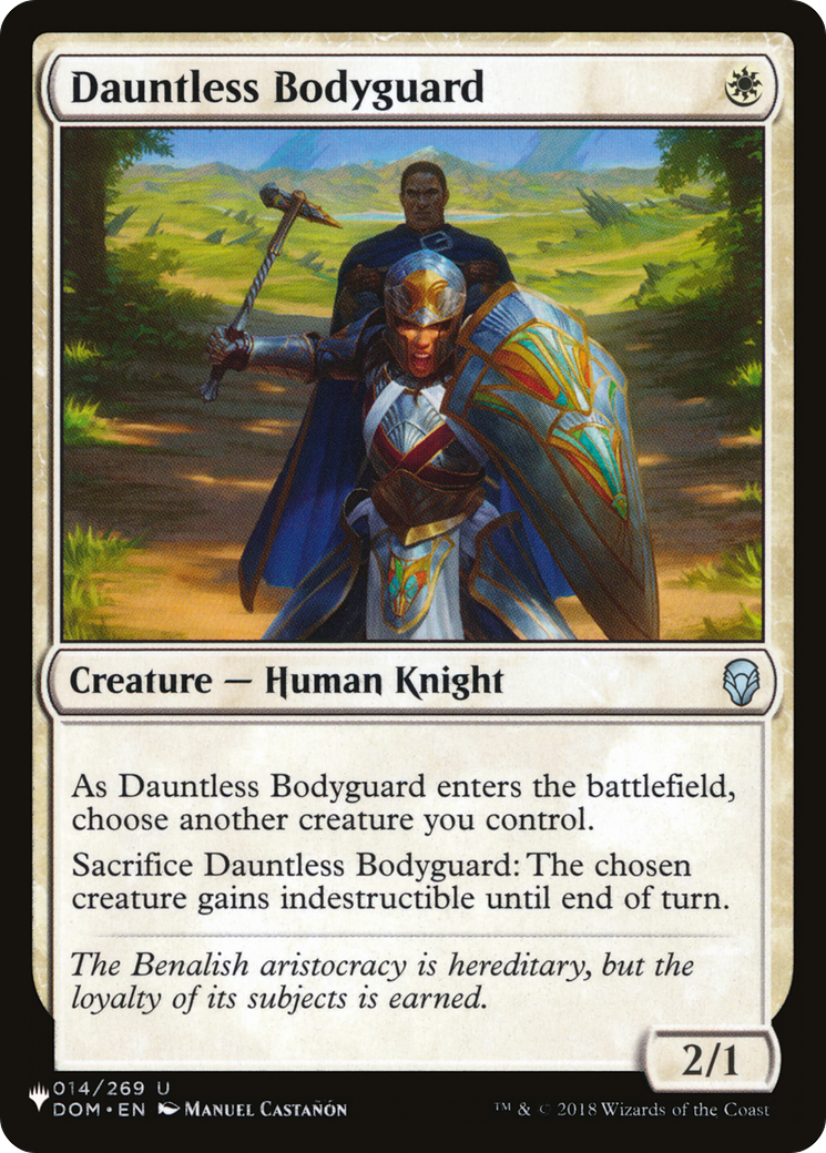 Dauntless Bodyguard [The List] | Grognard Games