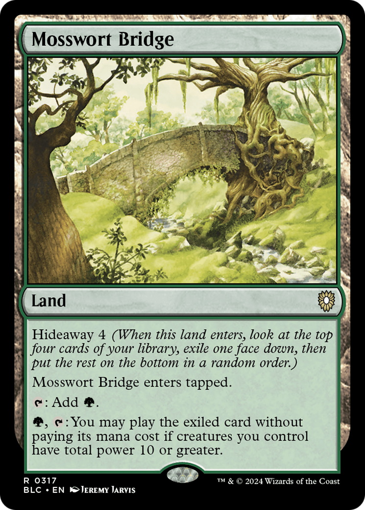 Mosswort Bridge [Bloomburrow Commander] | Grognard Games