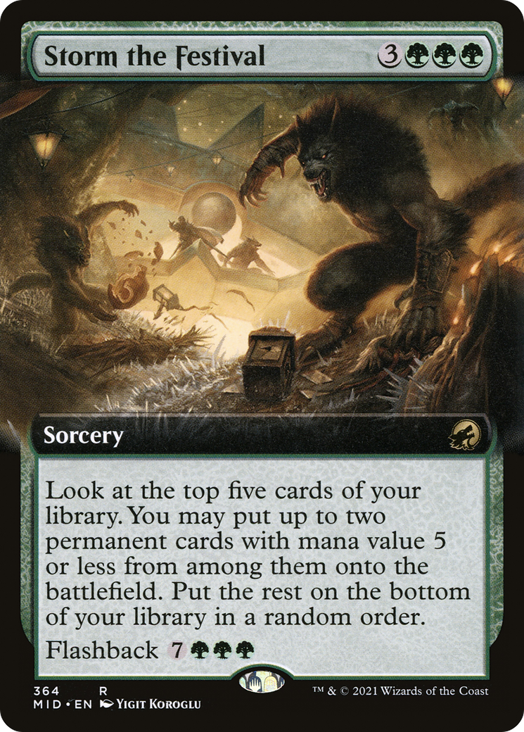 Storm the Festival (Extended) [Innistrad: Midnight Hunt] | Grognard Games