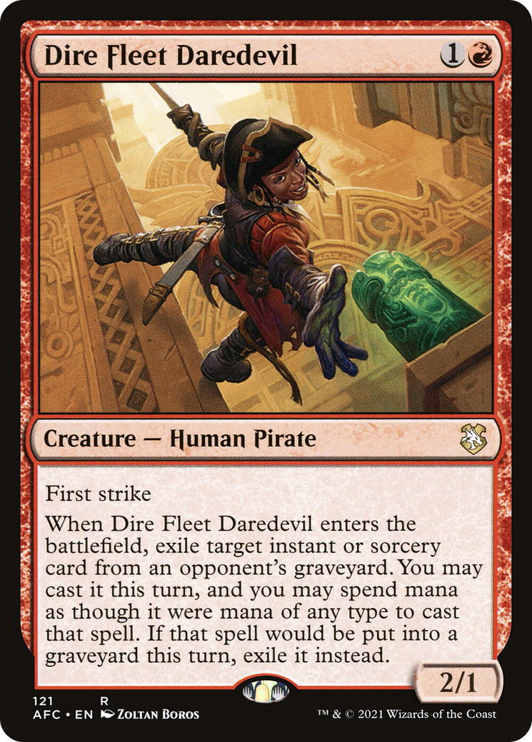 Dire Fleet Daredevil [Dungeons & Dragons: Adventures in the Forgotten Realms Commander] | Grognard Games