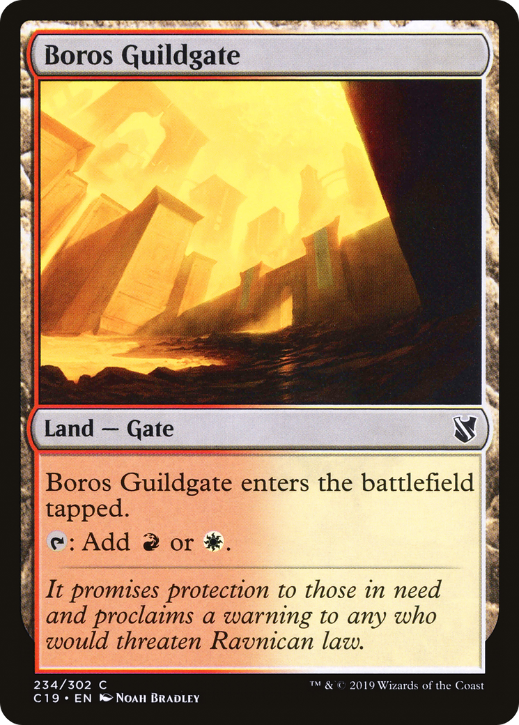 Boros Guildgate [Commander 2019] | Grognard Games