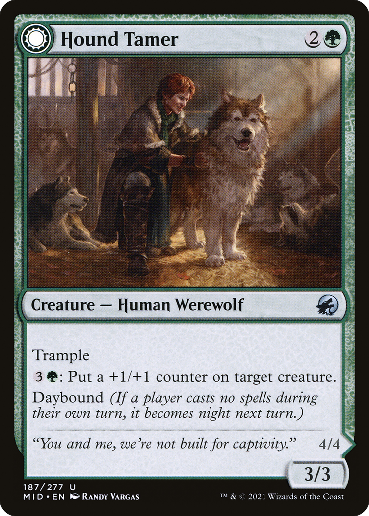 Hound Tamer // Untamed Pup [Innistrad: Midnight Hunt] | Grognard Games