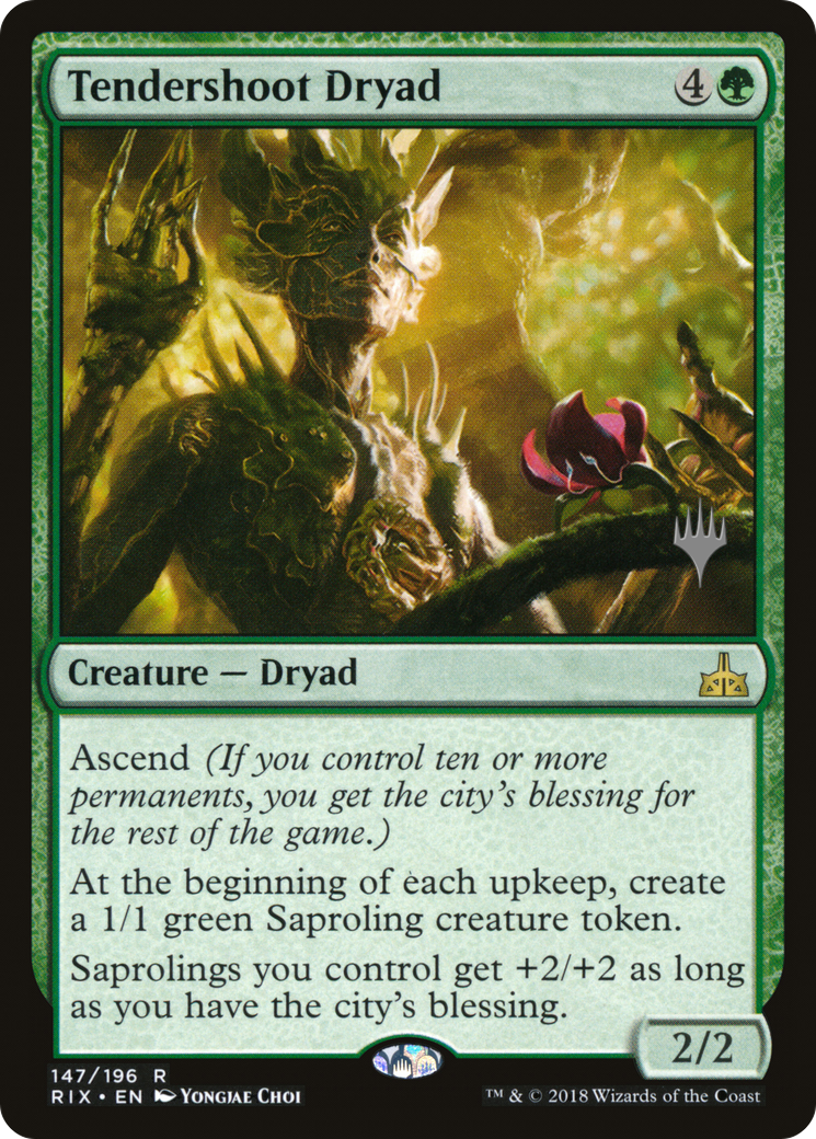 Tendershoot Dryad (Promo Pack) [Rivals of Ixalan Promos] | Grognard Games