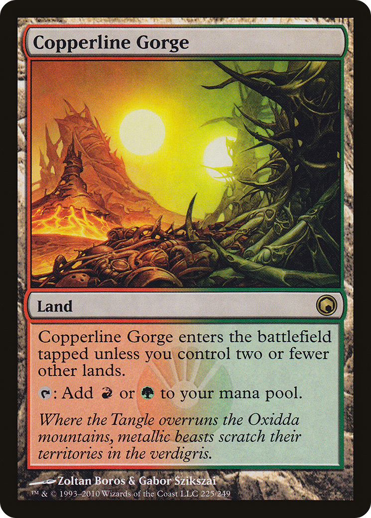 Copperline Gorge [Scars of Mirrodin] | Grognard Games