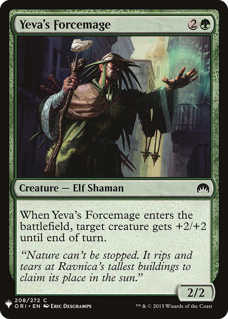 Yeva's Forcemage [Mystery Booster] | Grognard Games