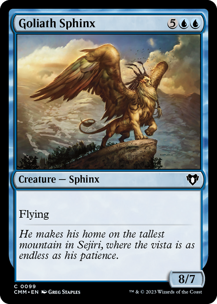 Goliath Sphinx [Commander Masters] | Grognard Games