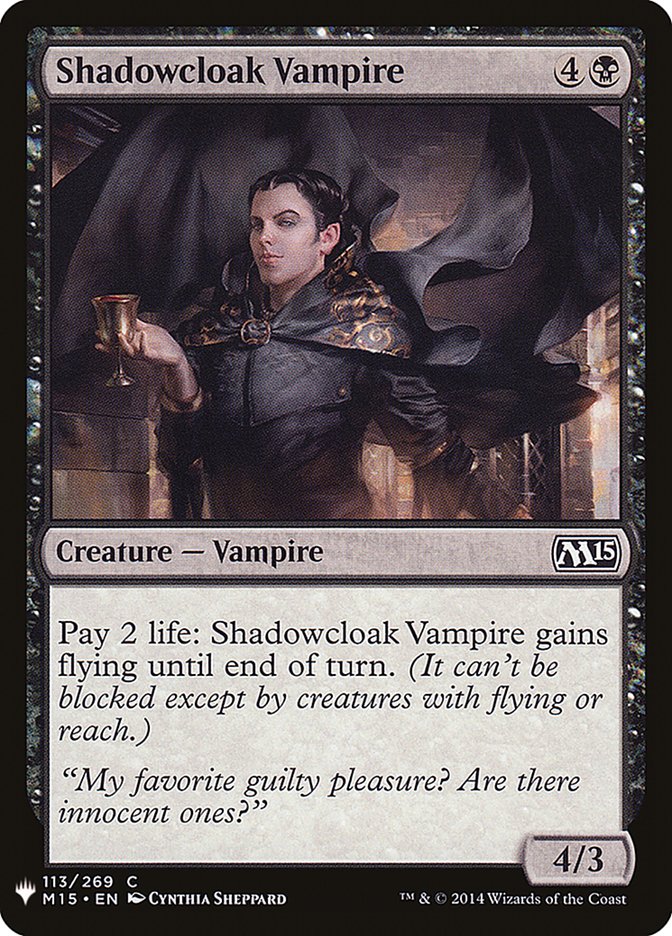 Shadowcloak Vampire [Mystery Booster] | Grognard Games