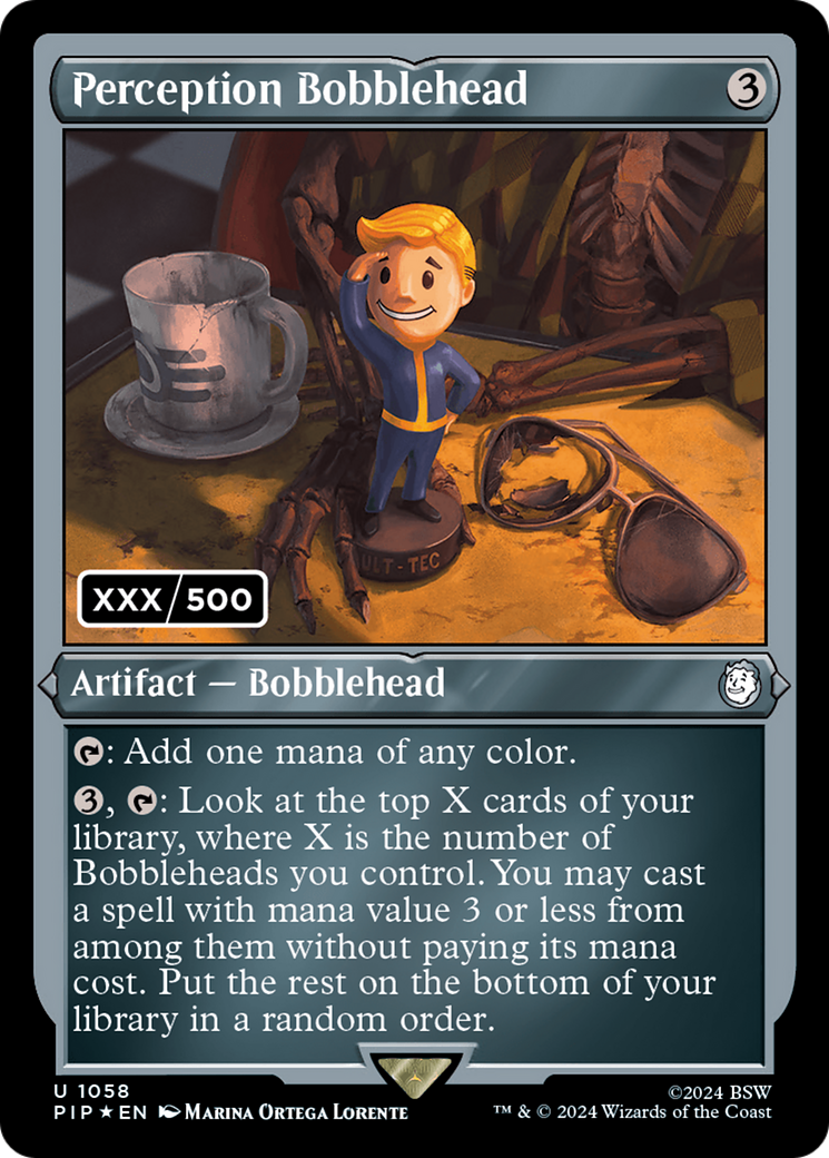 Perception Bobblehead (Serial Numbered) [Fallout] | Grognard Games