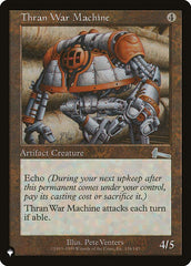 Thran War Machine [The List] | Grognard Games