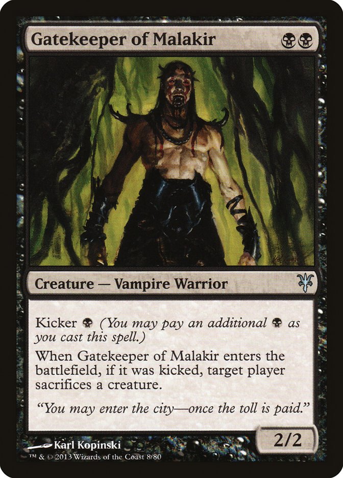 Gatekeeper of Malakir [Duel Decks: Sorin vs. Tibalt] | Grognard Games