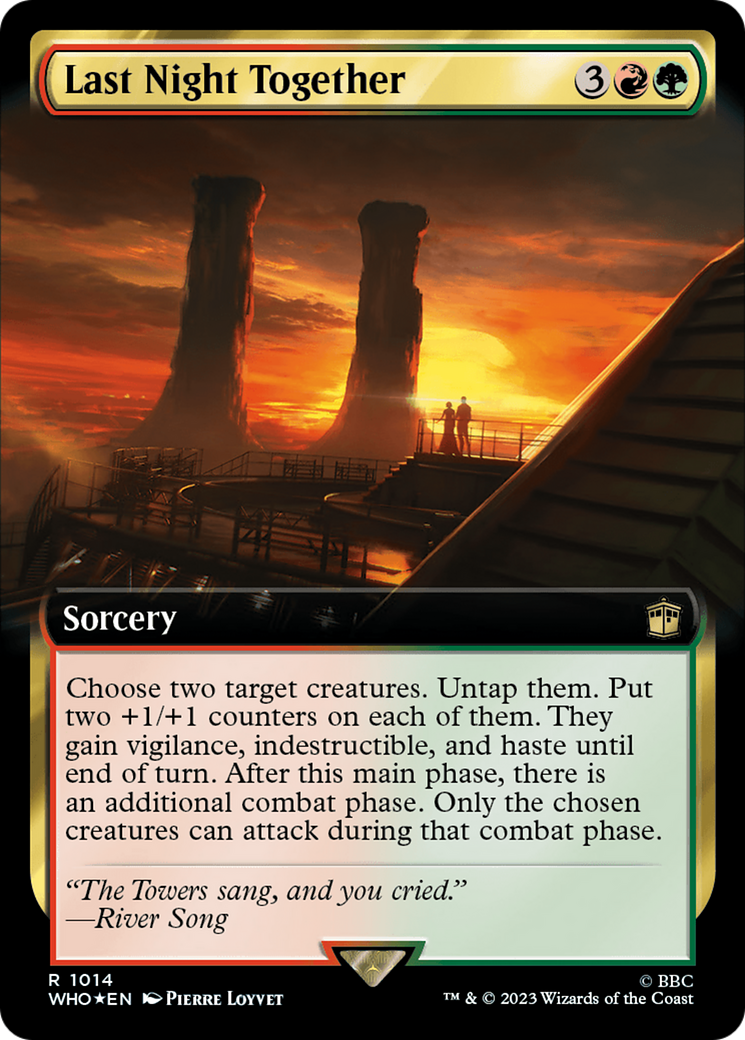 Last Night Together (Extended Art) (Surge Foil) [Doctor Who] | Grognard Games