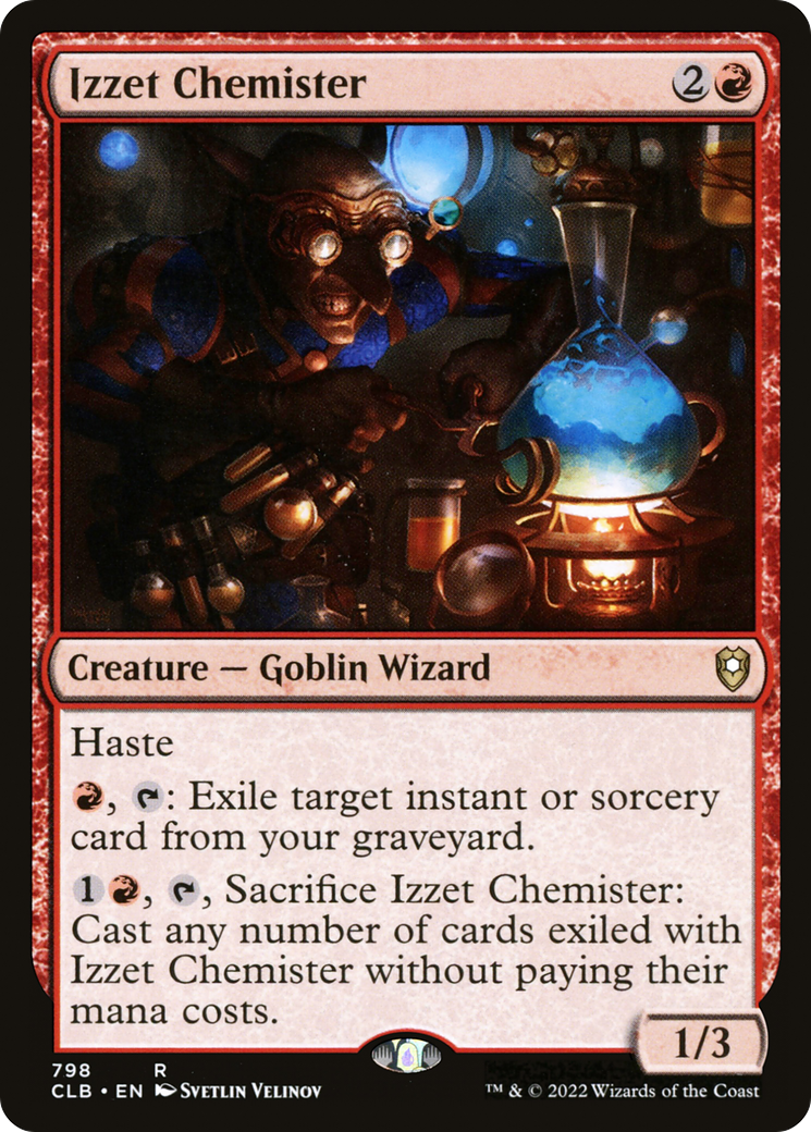 Izzet Chemister [Commander Legends: Battle for Baldur's Gate] | Grognard Games