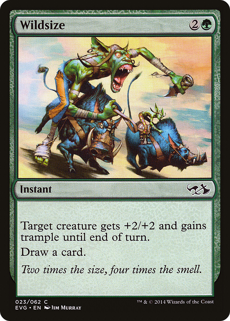 Wildsize (DD3-023) - Duel Decks Anthology: Elves vs. Goblins Foil | Grognard Games