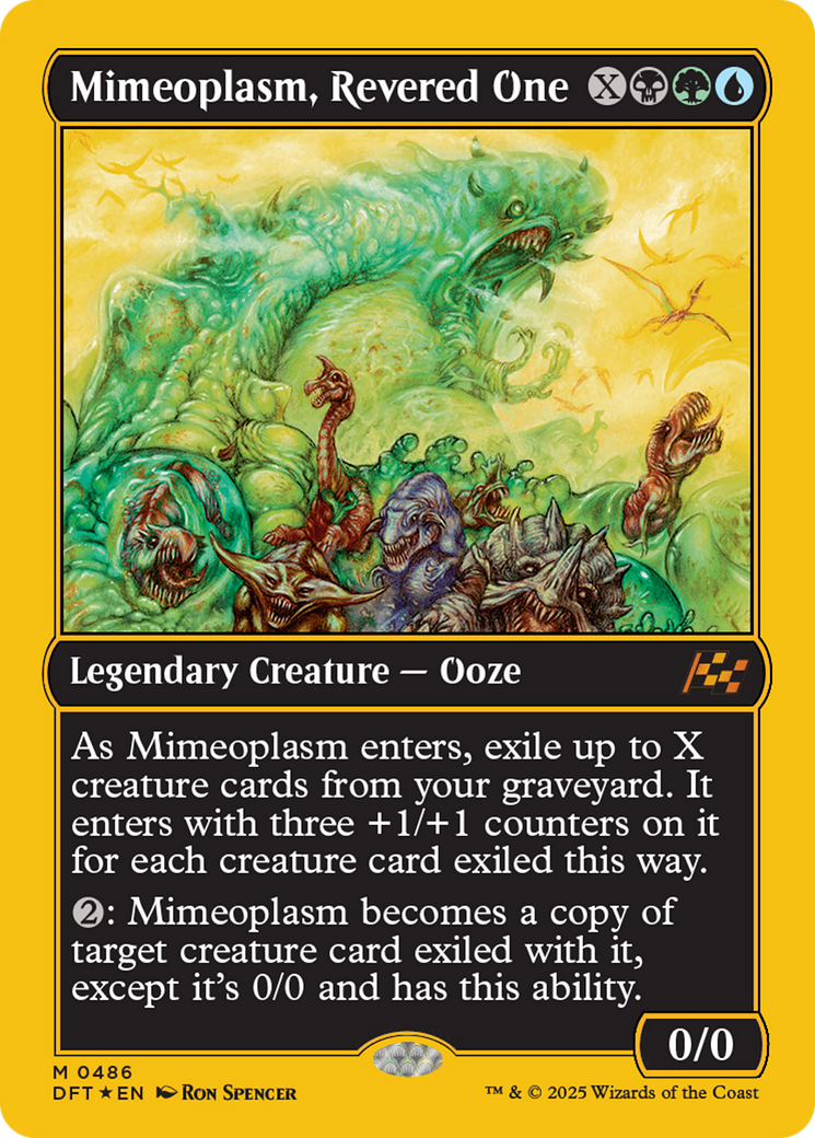 Mimeoplasm, Revered One (First-Place Foil) [Aetherdrift] | Grognard Games