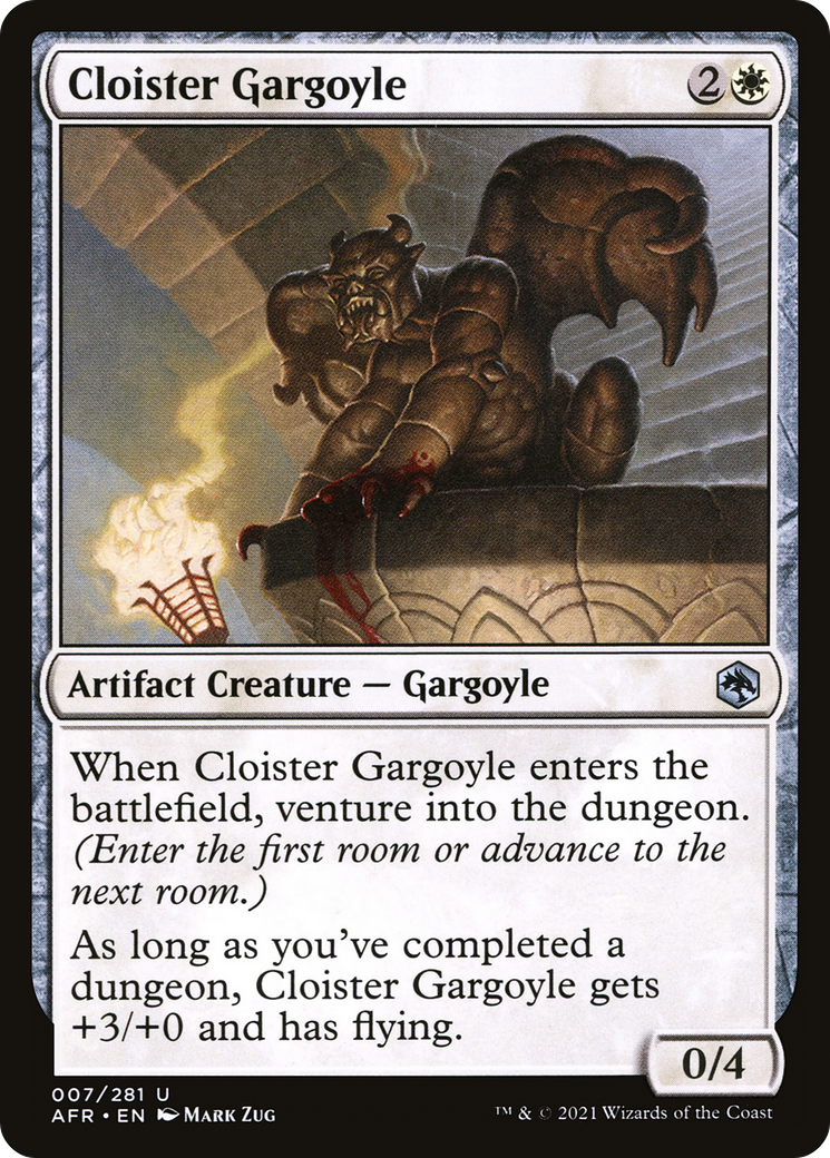 Cloister Gargoyle [Dungeons & Dragons: Adventures in the Forgotten Realms] | Grognard Games
