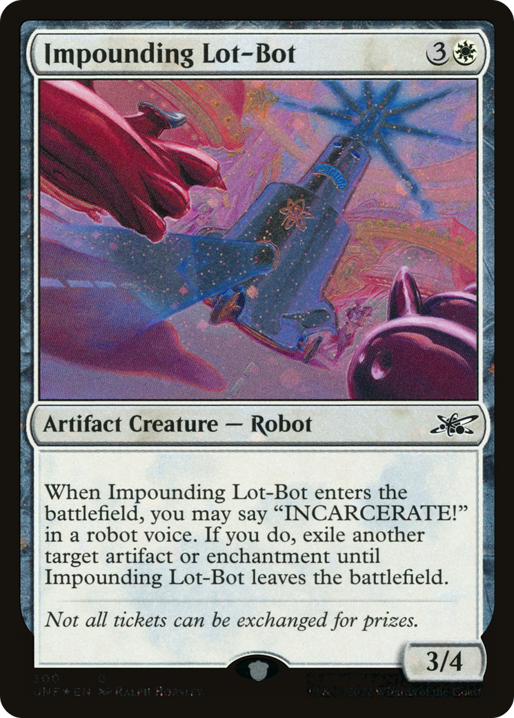 Impounding Lot-Bot (Galaxy Foil) [Unfinity] | Grognard Games
