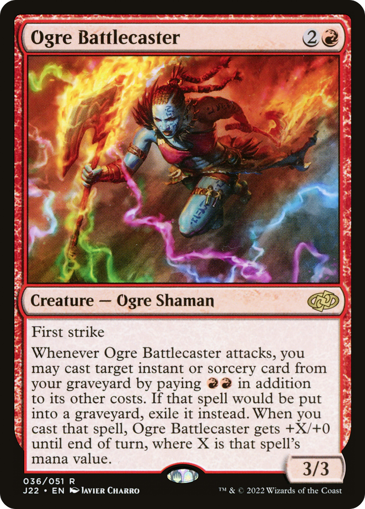 Ogre Battlecaster [Jumpstart 2022] | Grognard Games