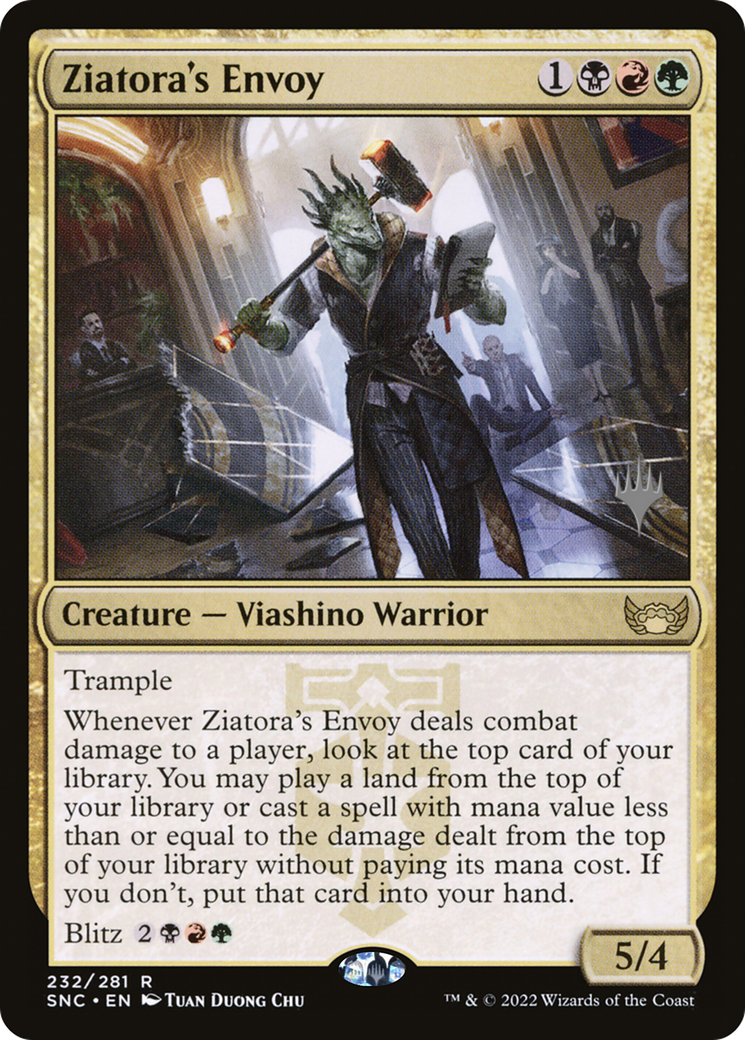 Ziatora's Envoy (Promo Pack) [Streets of New Capenna Promos] | Grognard Games