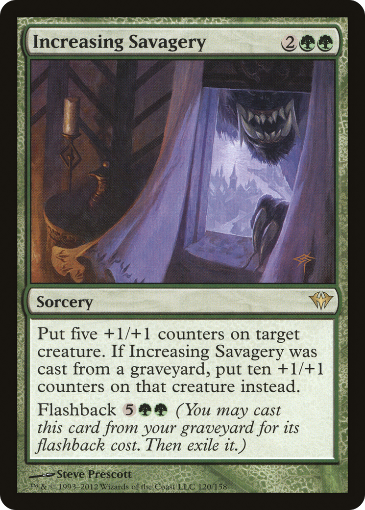 Increasing Savagery [Dark Ascension] | Grognard Games