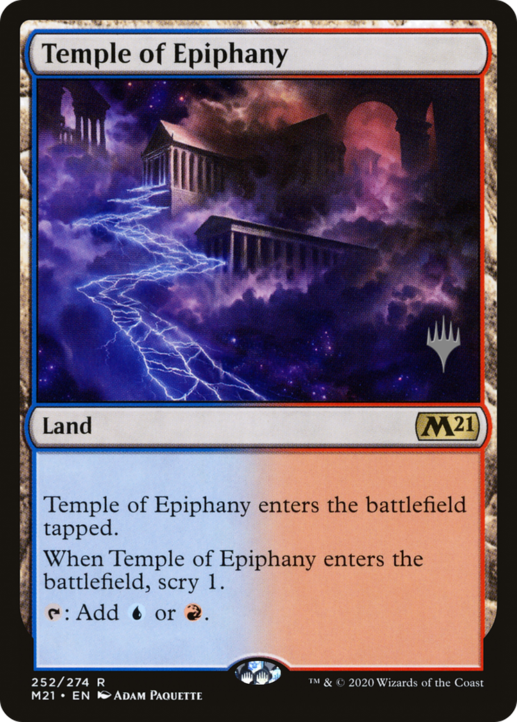 Temple of Epiphany (Promo Pack) [Core Set 2021 Promos] | Grognard Games
