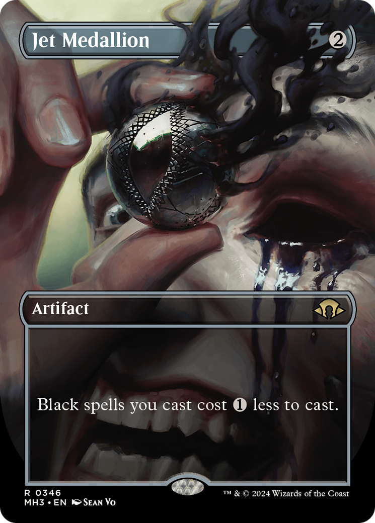 Jet Medallion (Borderless) (MH3-346) - Modern Horizons 3 (Borderless) Foil | Grognard Games