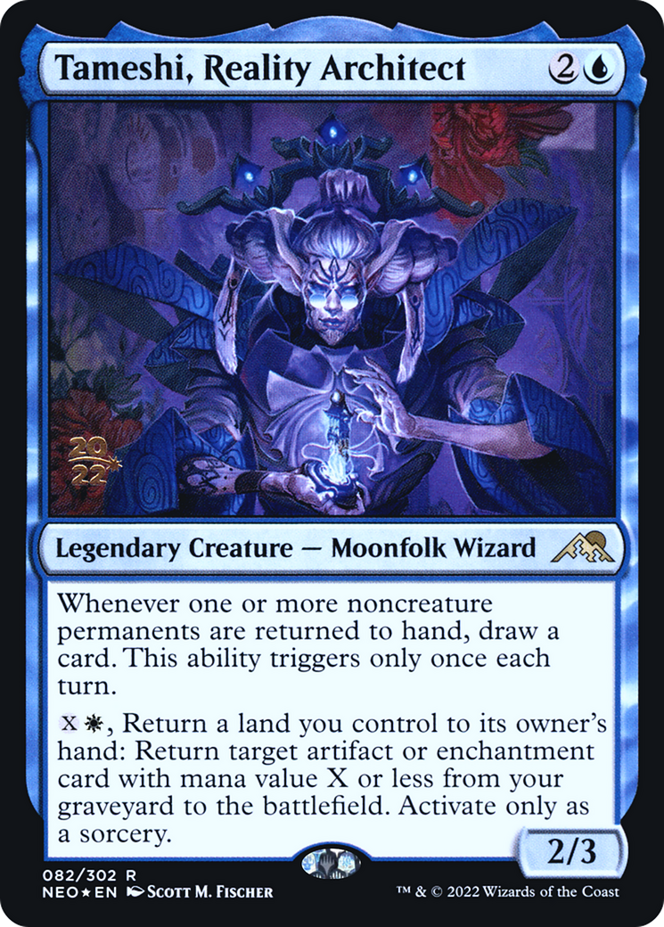 Tameshi, Reality Architect [Kamigawa: Neon Dynasty Prerelease Promos] | Grognard Games
