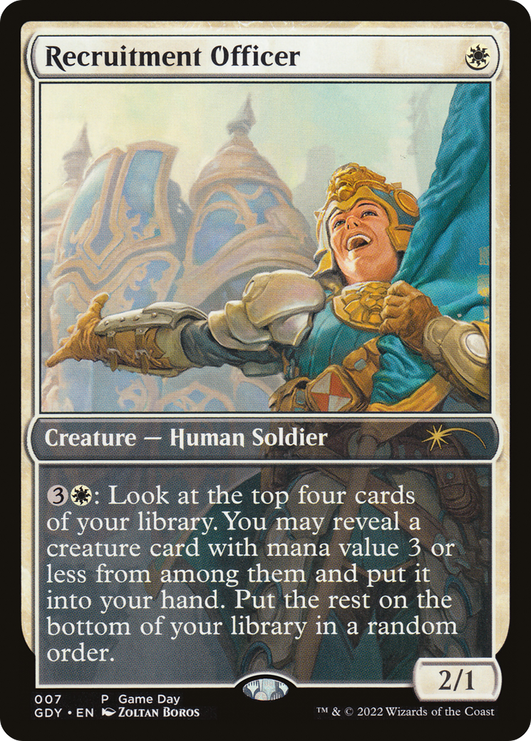 Recruitment Officer [Game Day 2022] | Grognard Games