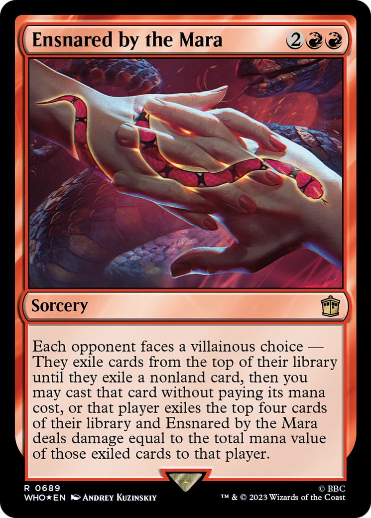 Ensnared by the Mara (Surge Foil) [Doctor Who] | Grognard Games