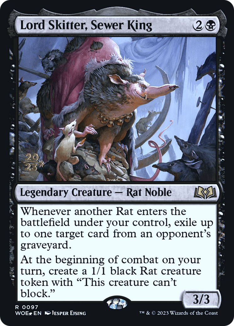 Lord Skitter, Sewer King [Wilds of Eldraine Prerelease Promos] | Grognard Games