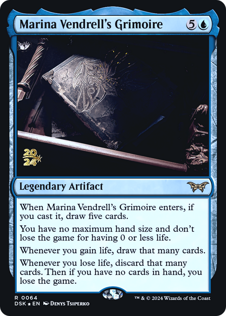 Marina Vendrell's Grimoire [Duskmourn: House of Horror Prerelease Promos] | Grognard Games