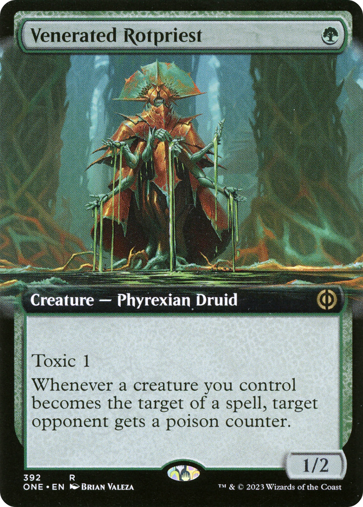 Venerated Rotpriest (Extended Art) [Phyrexia: All Will Be One] | Grognard Games